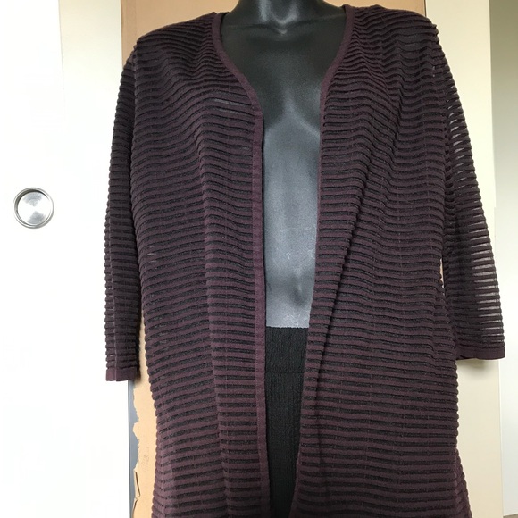 ALFANI Womens 3/4 Sleeve Open Cardigan - Picture 5 of 7